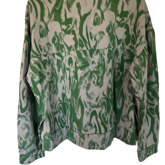 Zella Green Myrtle Nova Print Sweatshirt - Picture 3 of 6